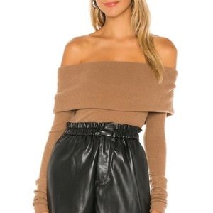 NWOT Free People Snowbunny Off the Shoulder Top